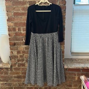 Ann Taylor Black and White (long sleeve) dress